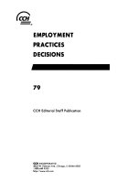Employment Practices Decisions