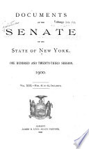 Documents of the Senate of the State of New York