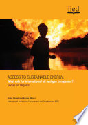 Access to Sustainable Energy
