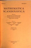 Mathematica Scandinavica