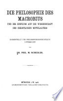Beiträge zur Geschichte der Philosophie und Theologie des Mittelalters
