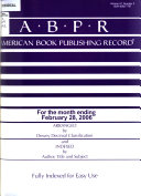 American Book Publishing Record