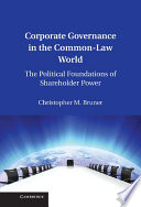 Corporate Governance in the Common-Law World