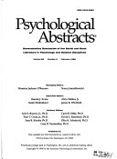 Psychological Abstracts