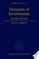 Elements of Intuitionism