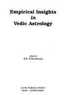 Empirical Insights in Vedic Astrology