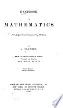 Handbook of Mathematics for Engineers and Engineering Students