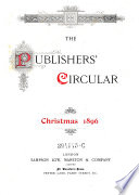 Publishers' circular and general record of British and foreign literature, and booksellers' record