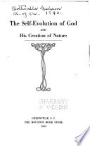 The Self-evolution of God and His Creation of Nature