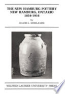 The New Hamburg Pottery, New Hamburg, Ontario, 1854-1916
