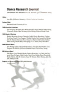 Dance Research Journal