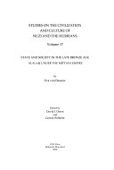 State and Society in the Late Bronze Age
