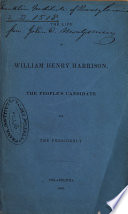 The Life of William Henry Harrison