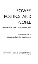 Power, Politics, and People