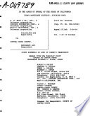 California. Court of Appeal (1st Appellate District). Records and Briefs