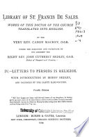 Letters to persons in religion