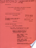 California. Court of Appeal (2nd Appellate District). Records and Briefs
