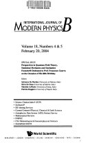 Perspectives in Quantum Field Theory, Statistical Mechanics and Stochastics