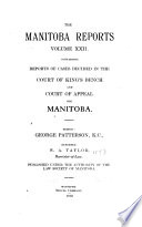 The Manitoba Reports