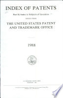 Index of Patents Issued from the United States Patent and Trademark Office