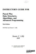 Pascal Plus Data Structures, Algorithms and Advanced Programming