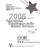 Guide to the Evaluation of Educational Experiences in the Armed Services