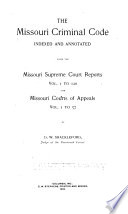 The Missouri Criminal Code