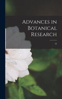 Advances in Botanical Research; 23