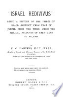 "Israel Redivivus;"