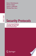 Security Protocols