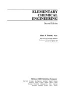 Elementary Chemical Engineering