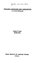 Punjabi Language and Linguistics