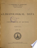 Climatological Data for the United States by Sections