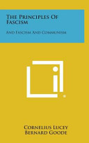The Principles of Fascism