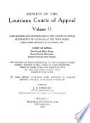 Reports of the Louisiana Courts of Appeal