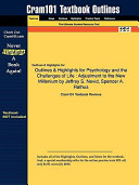 Outlines and Highlights for Psychology and the Challenges of Life