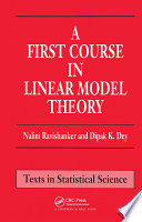 A First Course in Linear Model Theory
