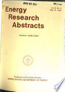 Energy Research Abstracts
