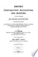 Keister's Corporation Accounting and Auditing