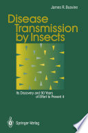 Disease Transmission by Insects