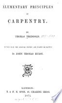 Elementary Principles of Carpentry