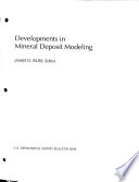 Developments in Mineral Deposit Modeling
