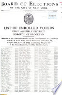 Transcript of the Enrollment Books