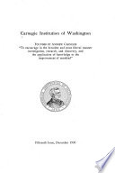 Carnegie Institution of Washington