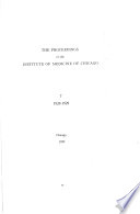 The Proceedings of the Institute of Medicine of Chicago