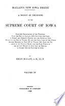 A Digest of Decisions of the Supreme Court of Iowa