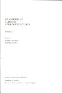 Handbook of Clinical Neuropsychology