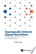 Topologically Ordered Zigzag Nanoribbon: E/2 Fractionally Charged Anyons And Spin-charge Separation