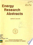 Energy Research Abstracts