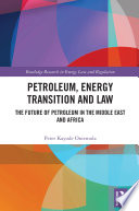 Petroleum, Energy Transition and Law